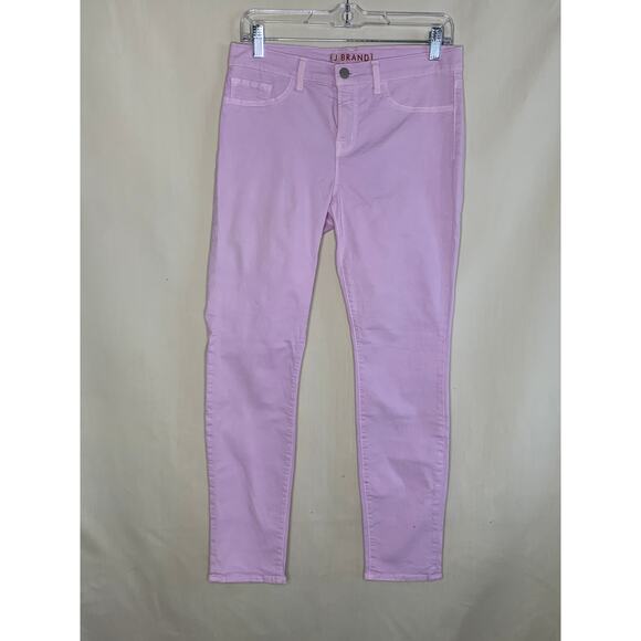 J Brand Skinny Leg Jeans in Soft Lilac - Picture 2 of 8